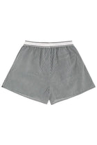 Sporty &amp; Rich Unisex Striped Shorts Green, view 2