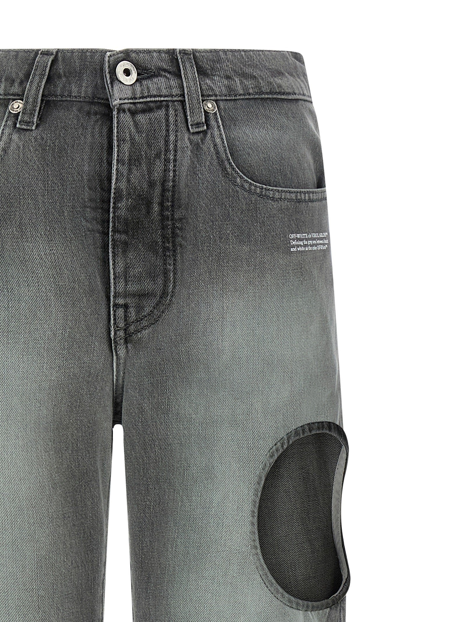 Off-White Spray New Meteor Jeans Grey