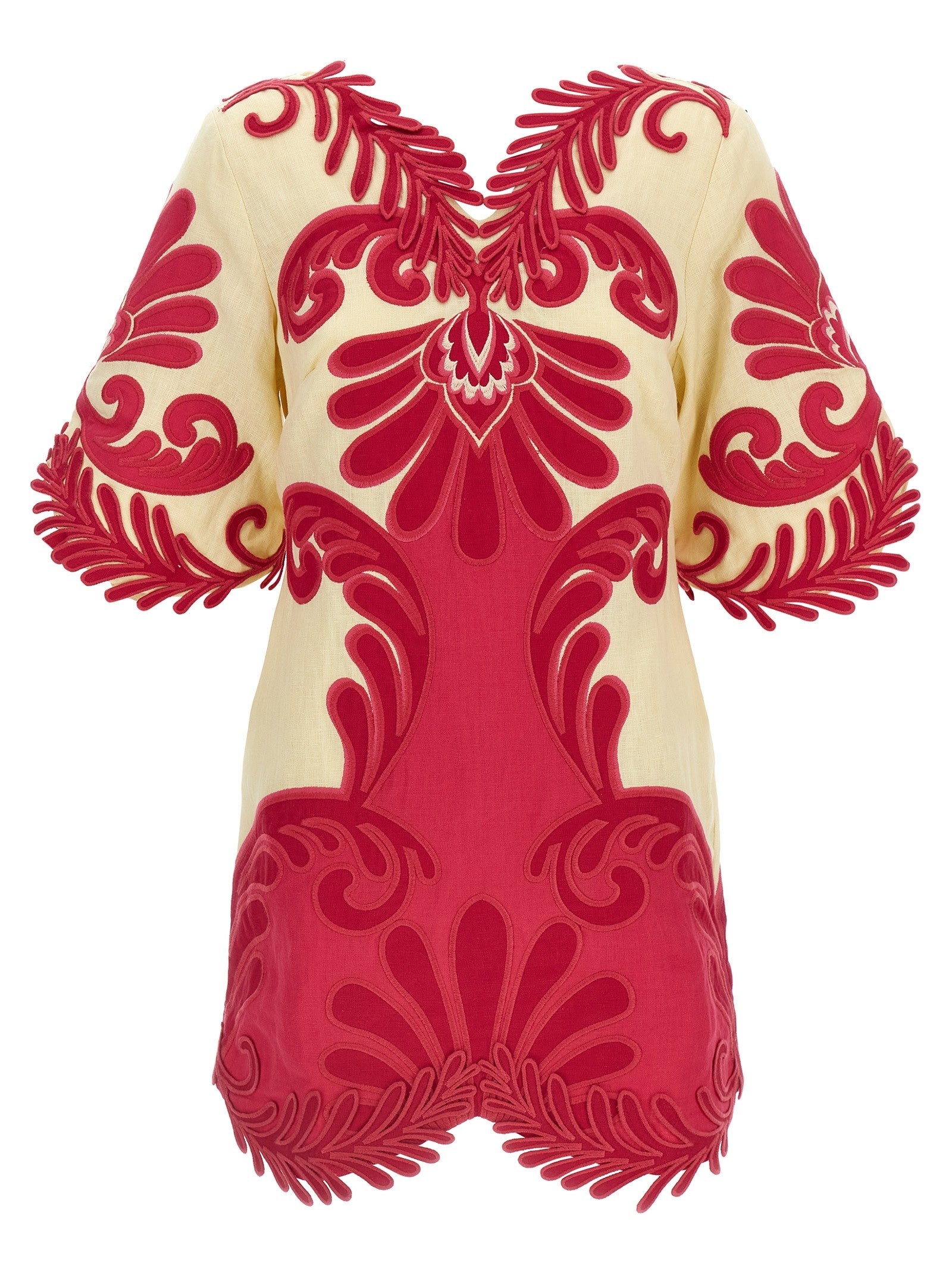FARM Rio Spring Arabesc Dress Pink