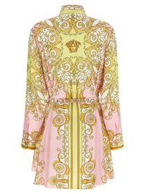 Versace Spring Barocco Dress Gold, view 2