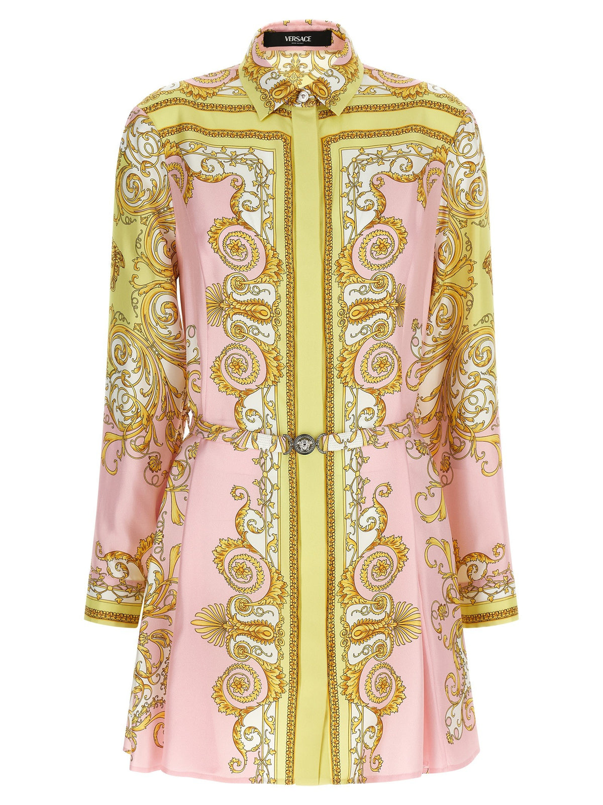 Versace Spring Barocco Dress Gold