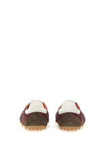 Maison Margiela Women's Sprinters Low Top Sneaker Red, view 3