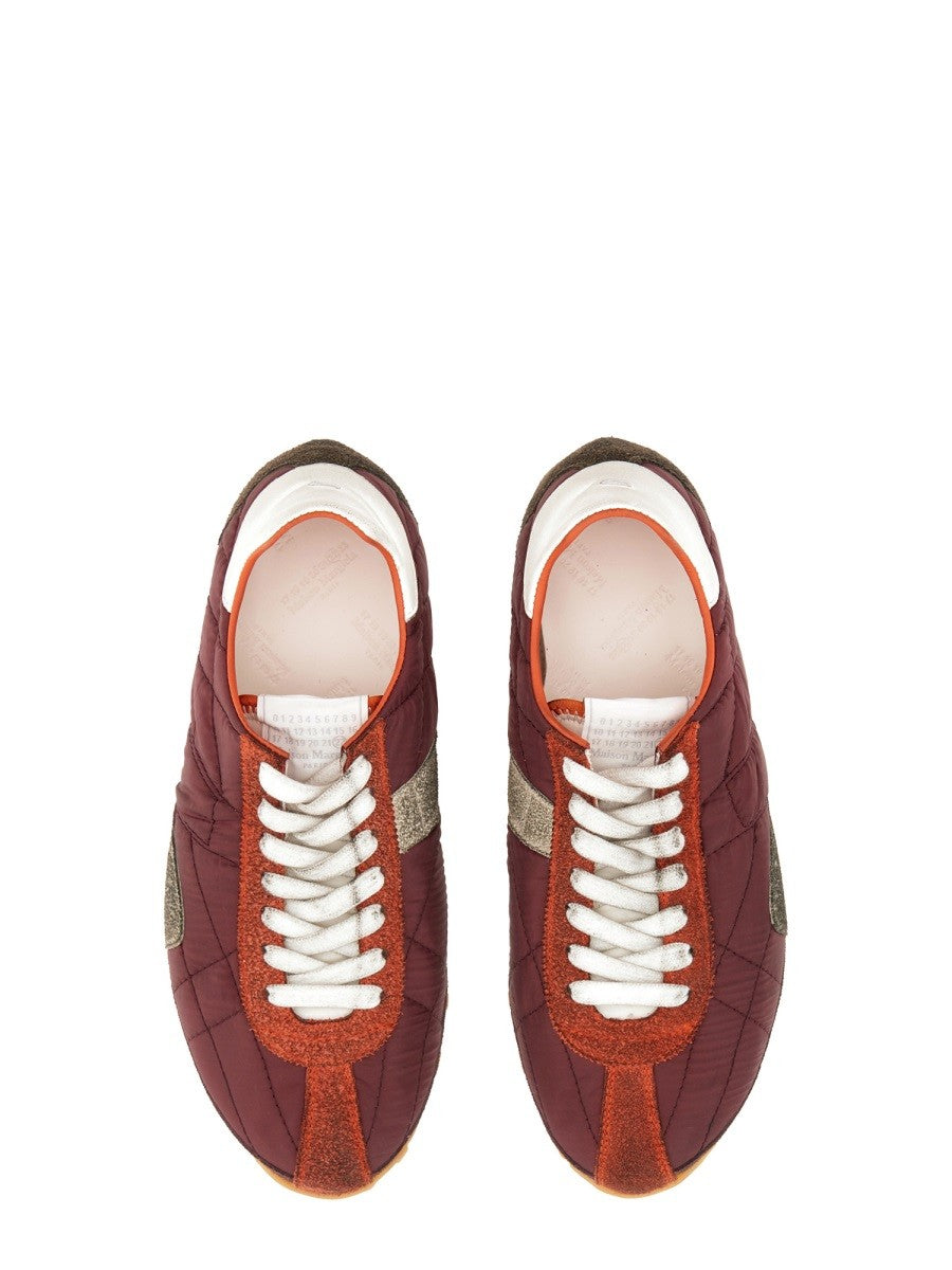 Maison Margiela Women's Sprinters Low Top Sneaker Red, view 6