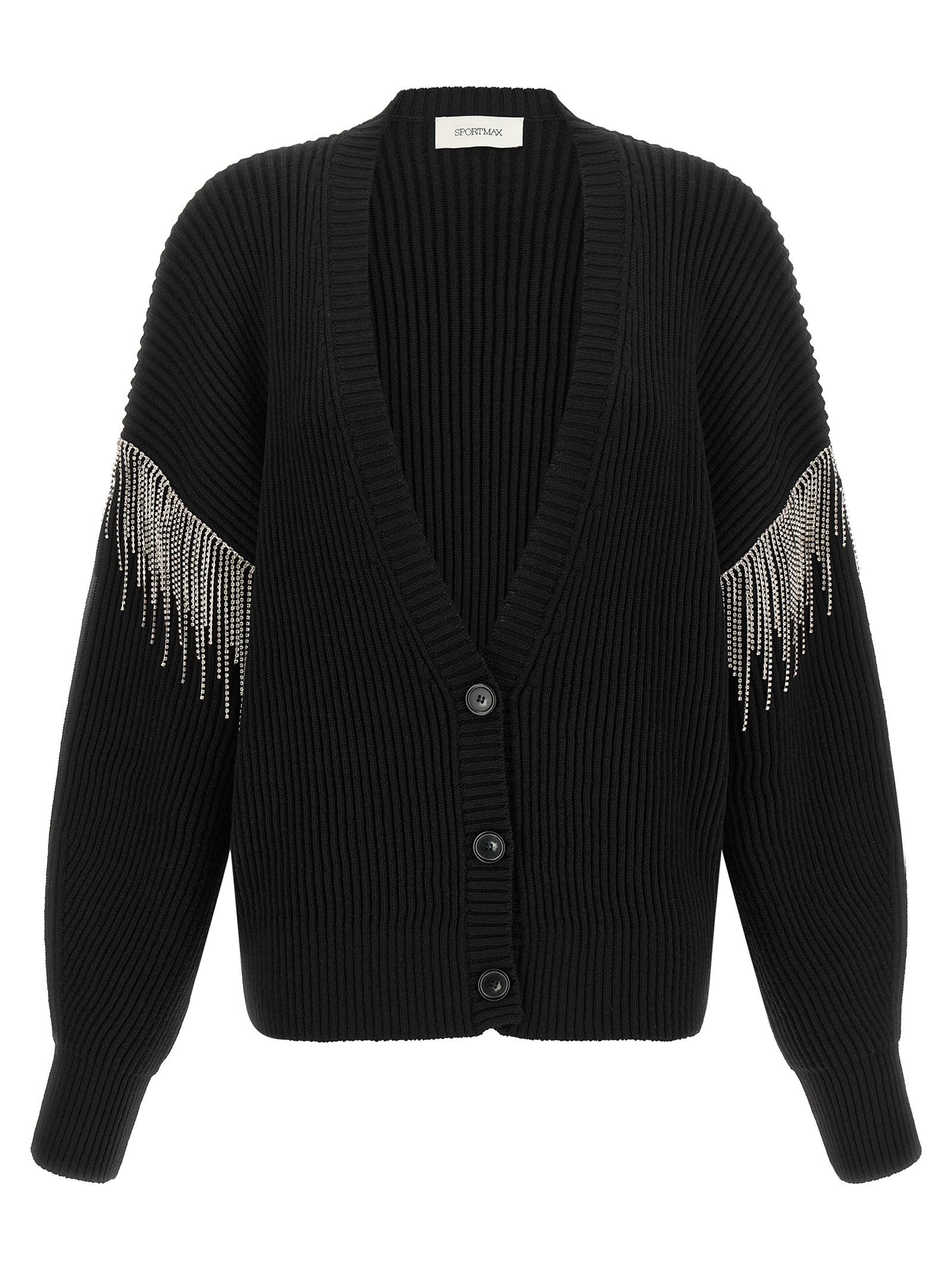 Sportmax Spxpagine Cardigan Black