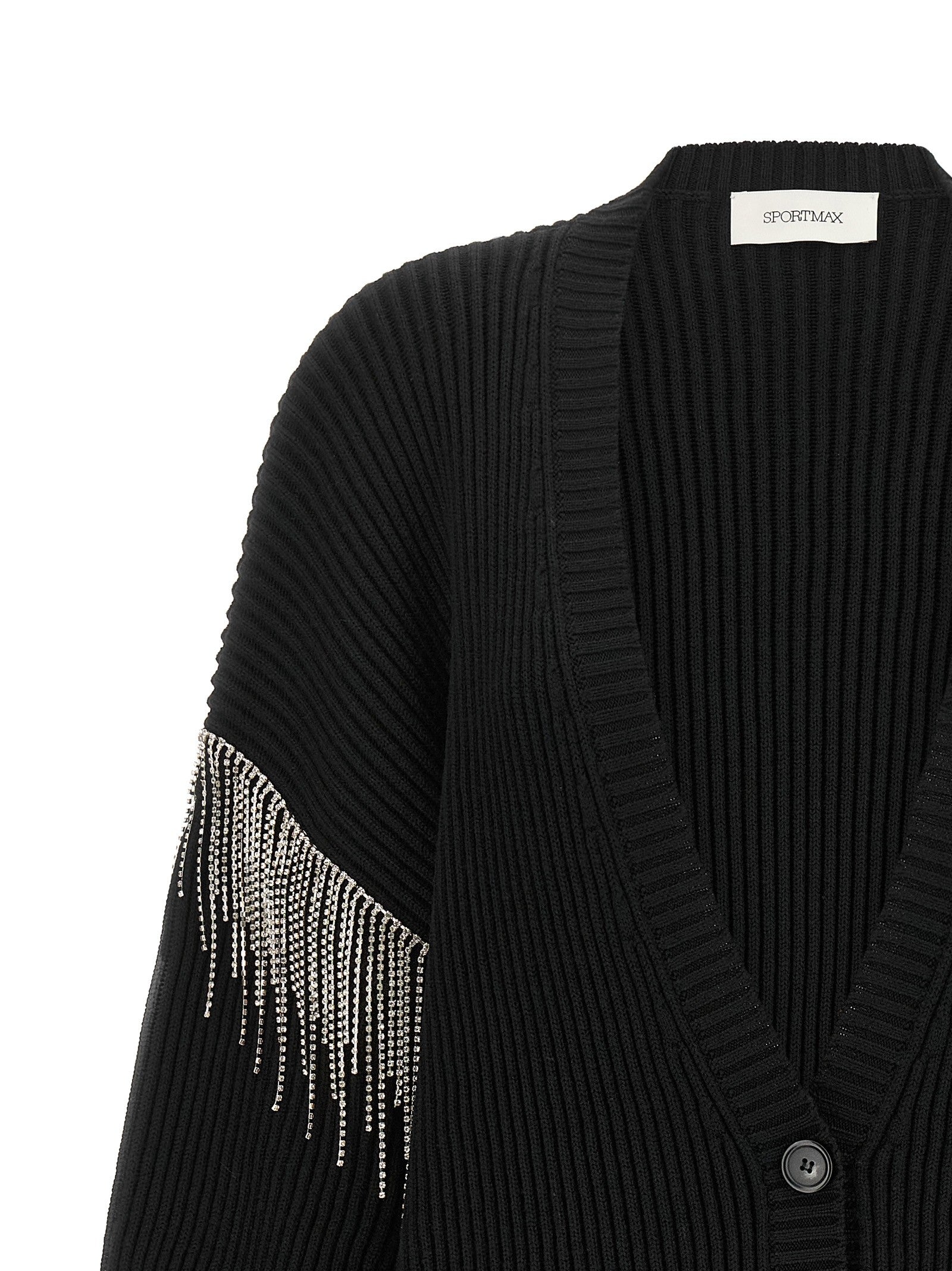 Sportmax Spxpagine Cardigan Black