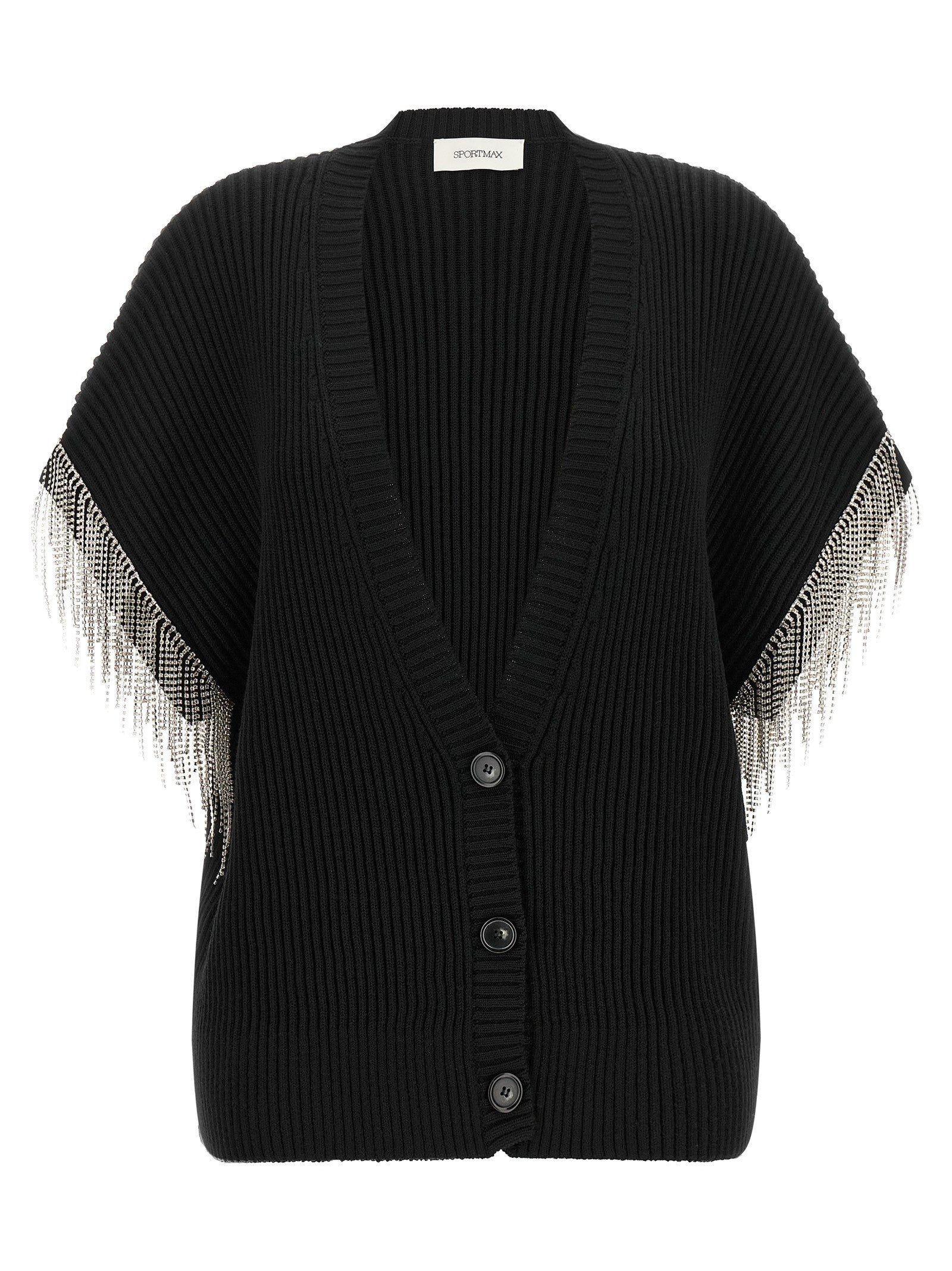 Sportmax Spxpagine Cardigan Black
