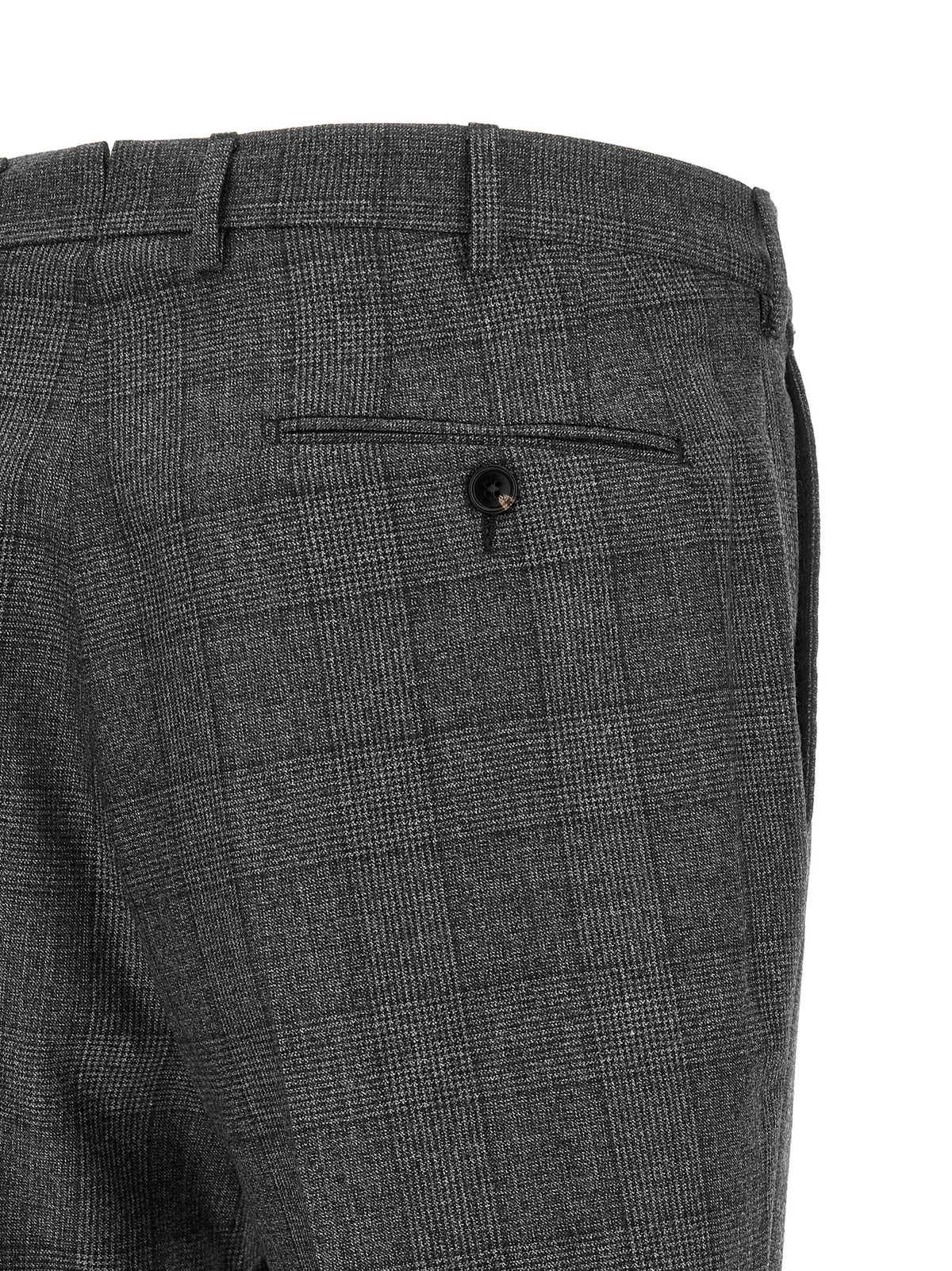 Zegna Square Flannel Dress Grey
