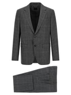 Zegna Square Flannel Dress Grey