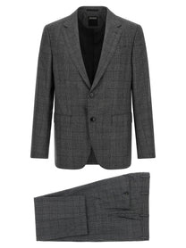 Zegna Square Flannel Dress Grey