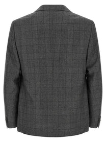 Zegna Square Flannel Dress Grey