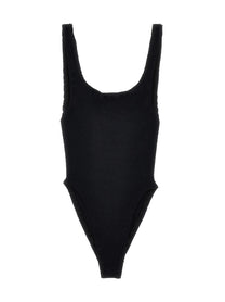 Hunza G Square Neck One Piece Swimsuit Black