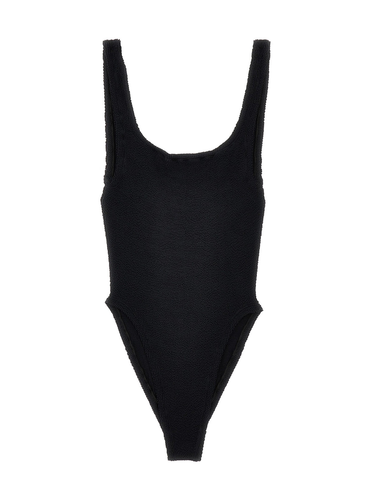 Hunza G Square Neck One Piece Swimsuit Black