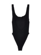 Hunza G Square Neck One Piece Swimsuit Black, view 2