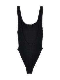 Hunza G Square Neck One Piece Swimsuit Black