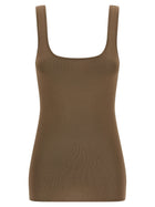 Entire Studios Square Neckline Top Brown