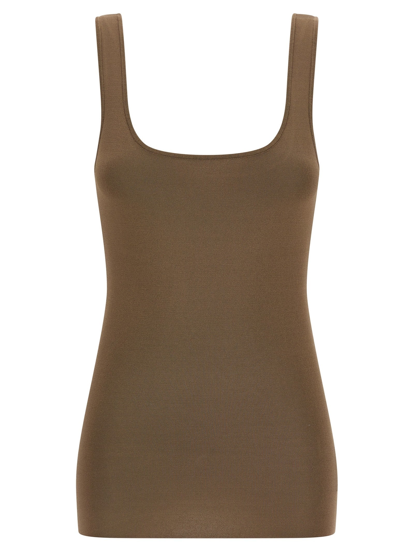 Entire Studios Square Neckline Top Brown