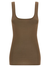 Entire Studios Square Neckline Top Brown