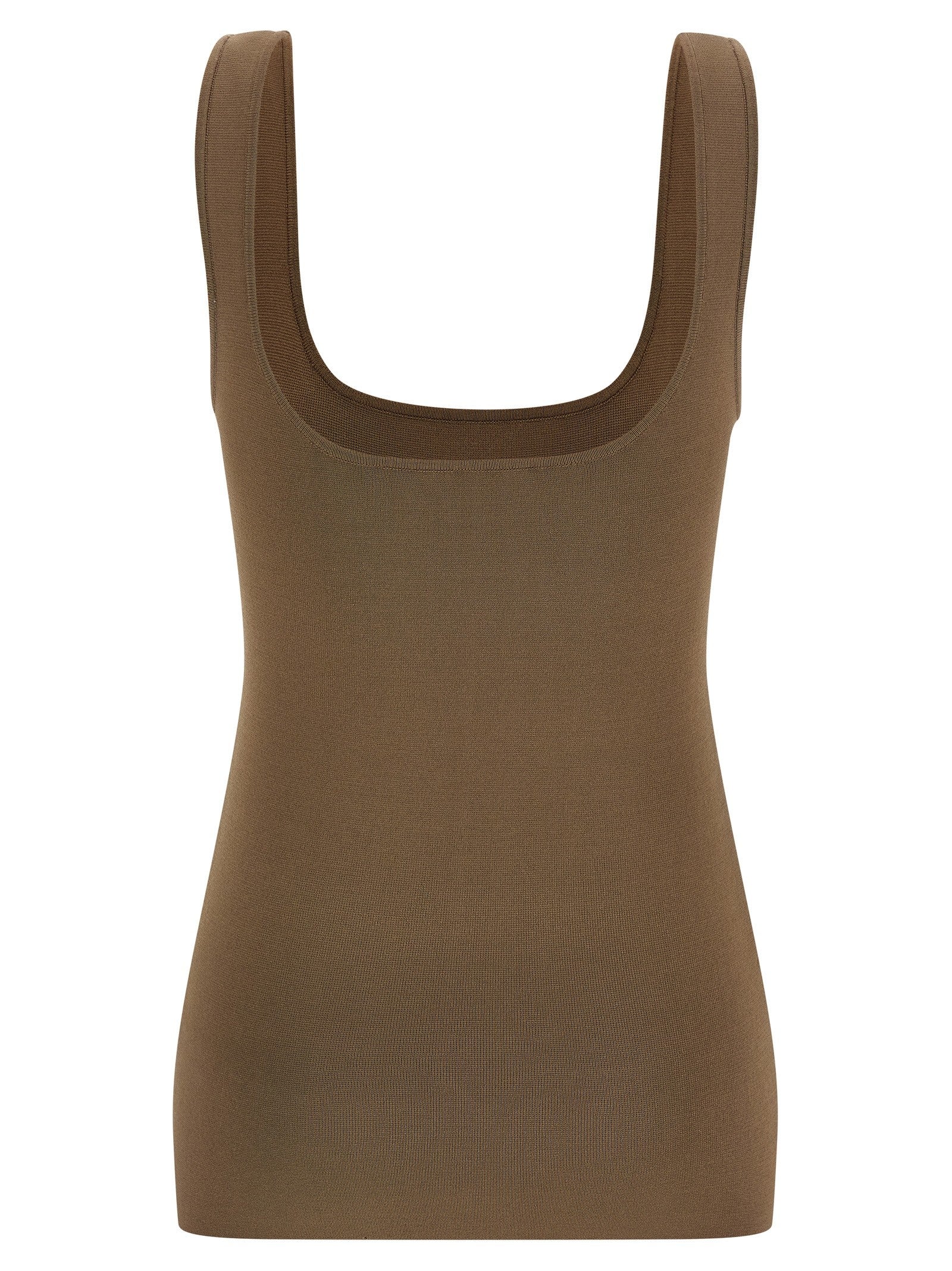 Entire Studios Square Neckline Top Brown