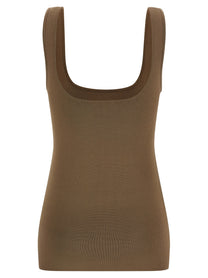 Entire Studios Square Neckline Top Brown