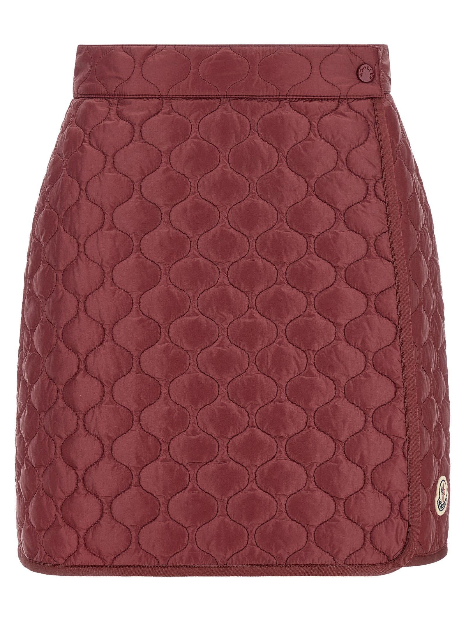 Moncler Square Quilting Skirt Red