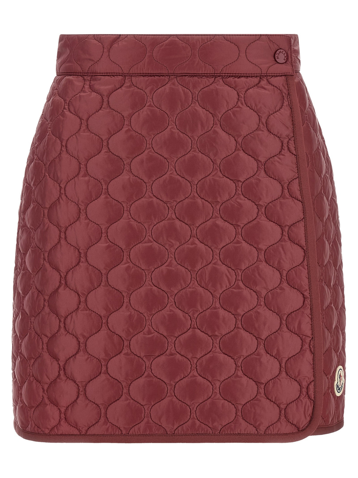 Moncler Square Quilting Skirt Red