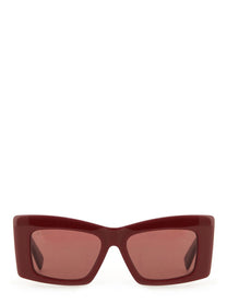 Gucci Women's Square Sunglasses Red