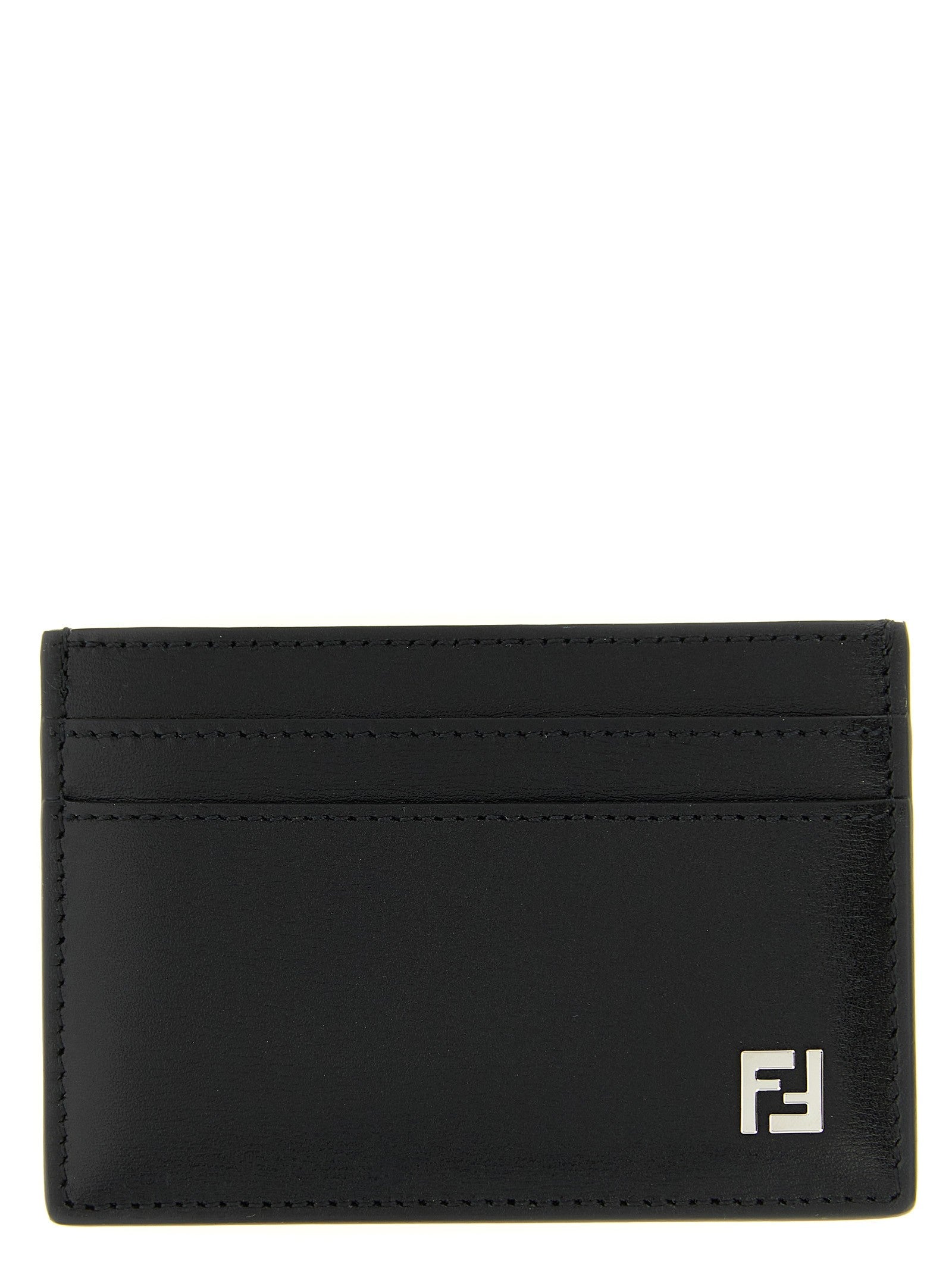 Fendi Squared FF Card Holder Black
