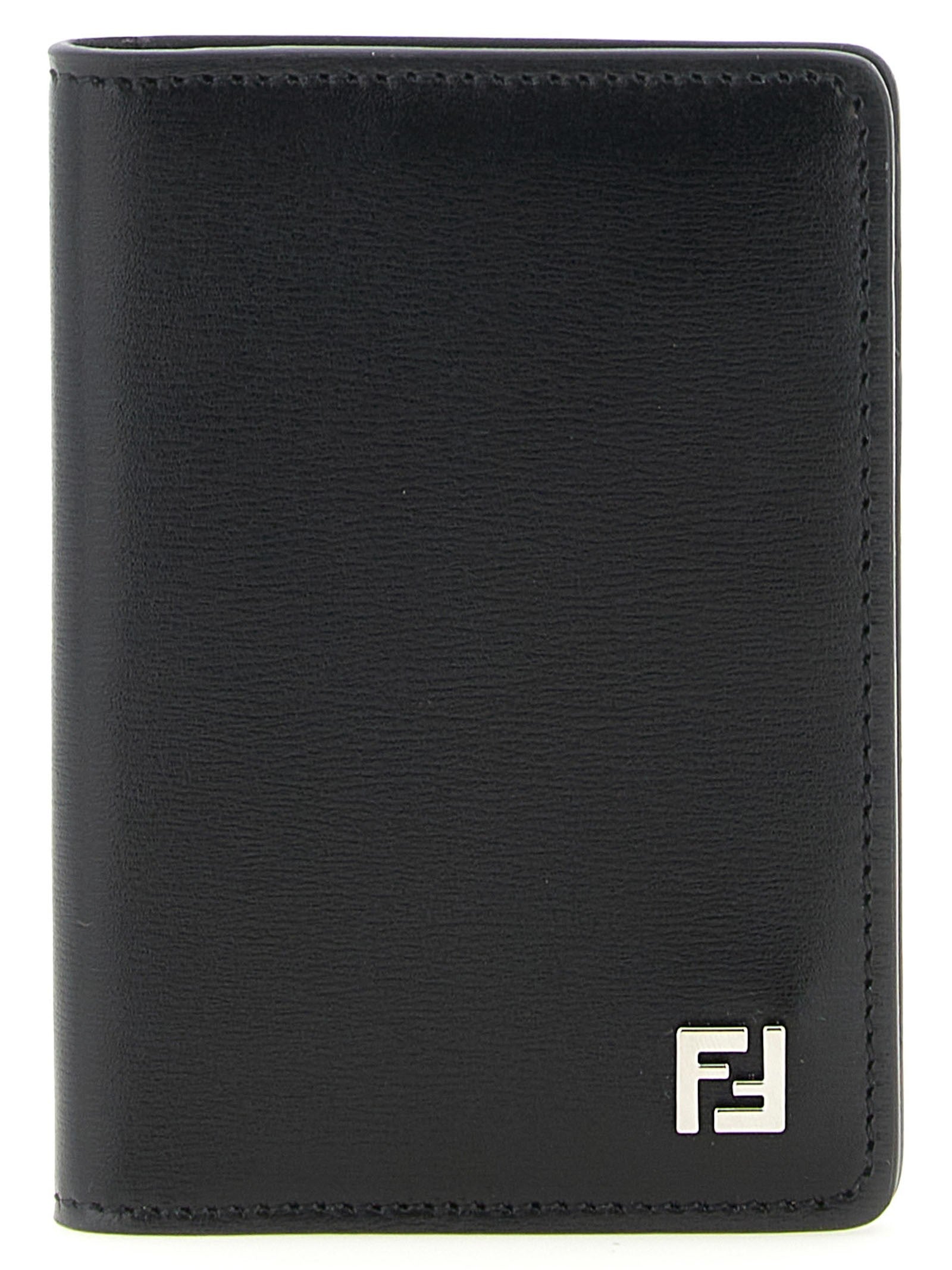 Fendi Squared FF Card Holder Black