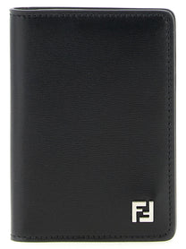 Fendi Squared FF Card Holder Black