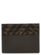 Fendi Squared FF Card Holder Brown, view 2