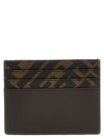 Fendi Squared FF Card Holder Brown
