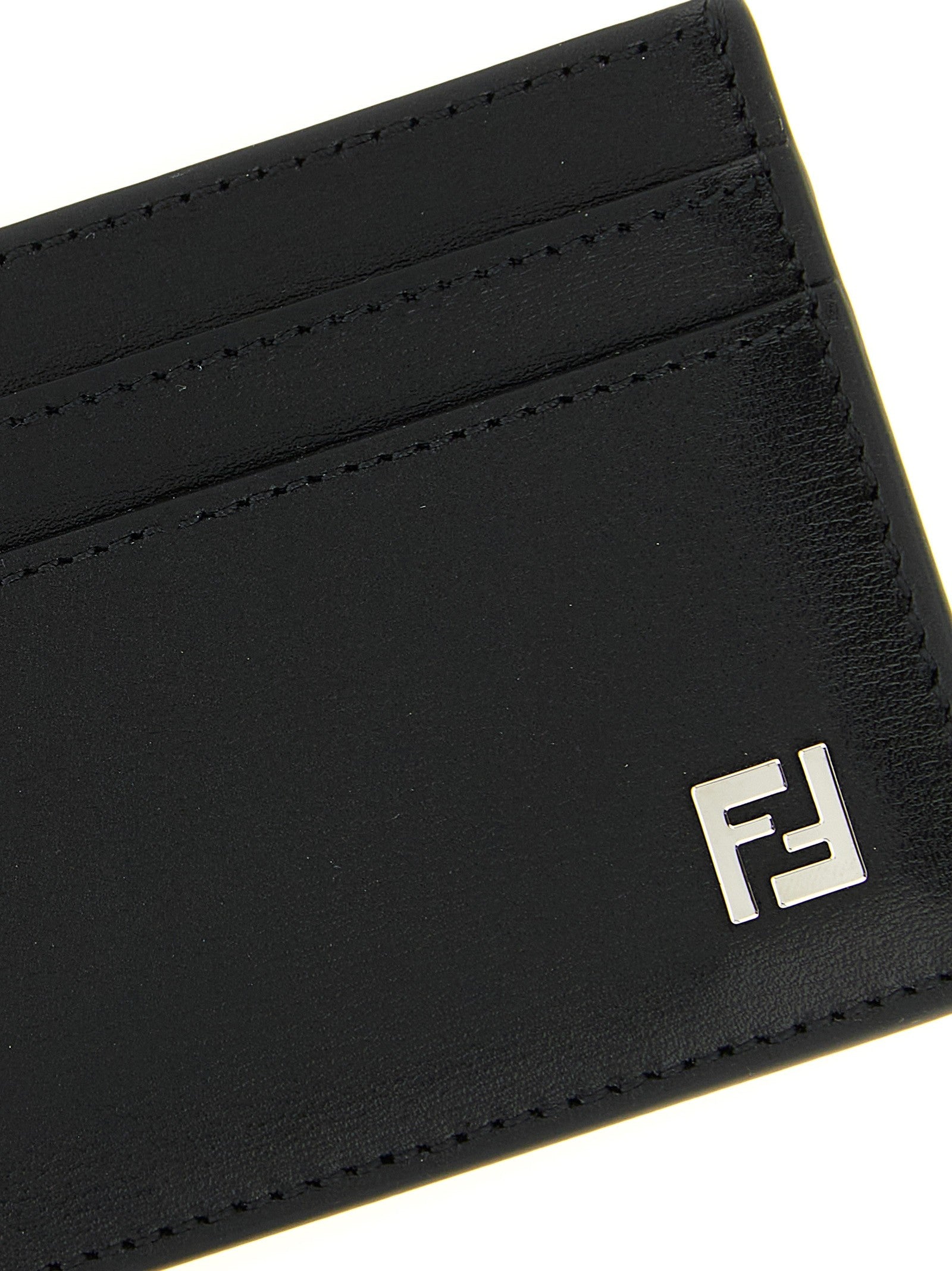 Fendi Squared FF Card Holder Black