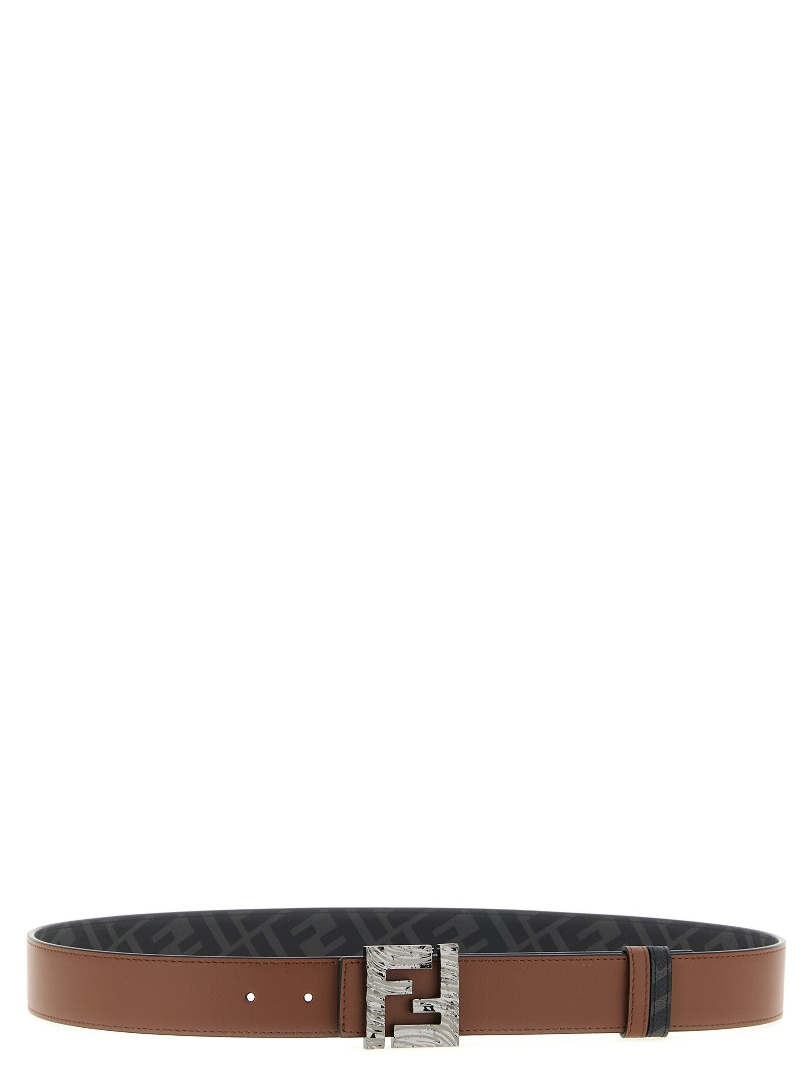 Fendi Squared FF Reversible Belt Gold