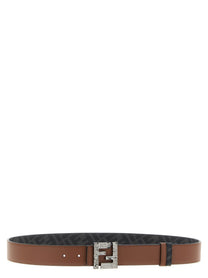 Fendi Squared FF Reversible Belt Gold