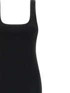 Entire Studios Squared Neckline Dress Black, view 3