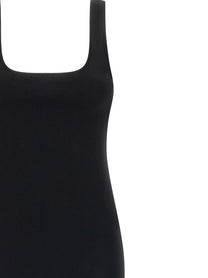 Entire Studios Squared Neckline Dress Black