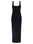 Entire Studios Squared Neckline Dress Black, view 2