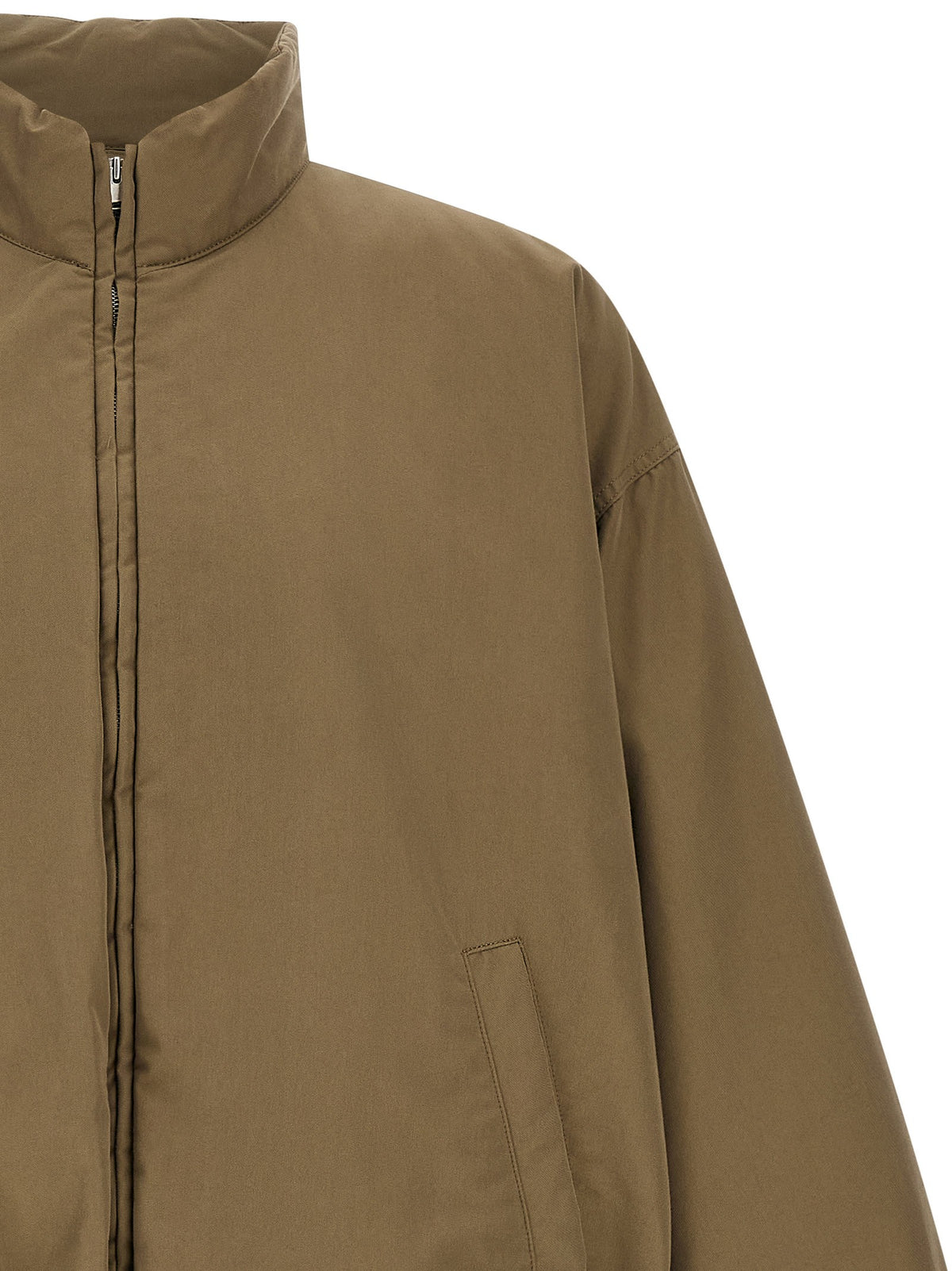 ssstein Beige Padded Windbreaker Beige, view 3