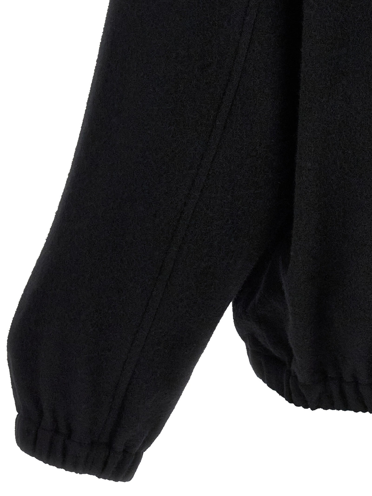 ssstein Black Half Zip Fleece Sweater Black, view 4