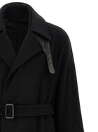 ssstein Black Layered Combination Coat Black, view 3