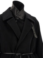 ssstein Black Layered Combination Coat Black, view 5
