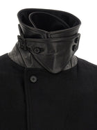 ssstein Black Layered Combination Coat Black, view 6