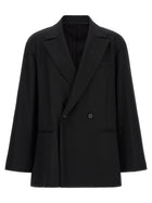 ssstein Flannel Belted Blazer Black