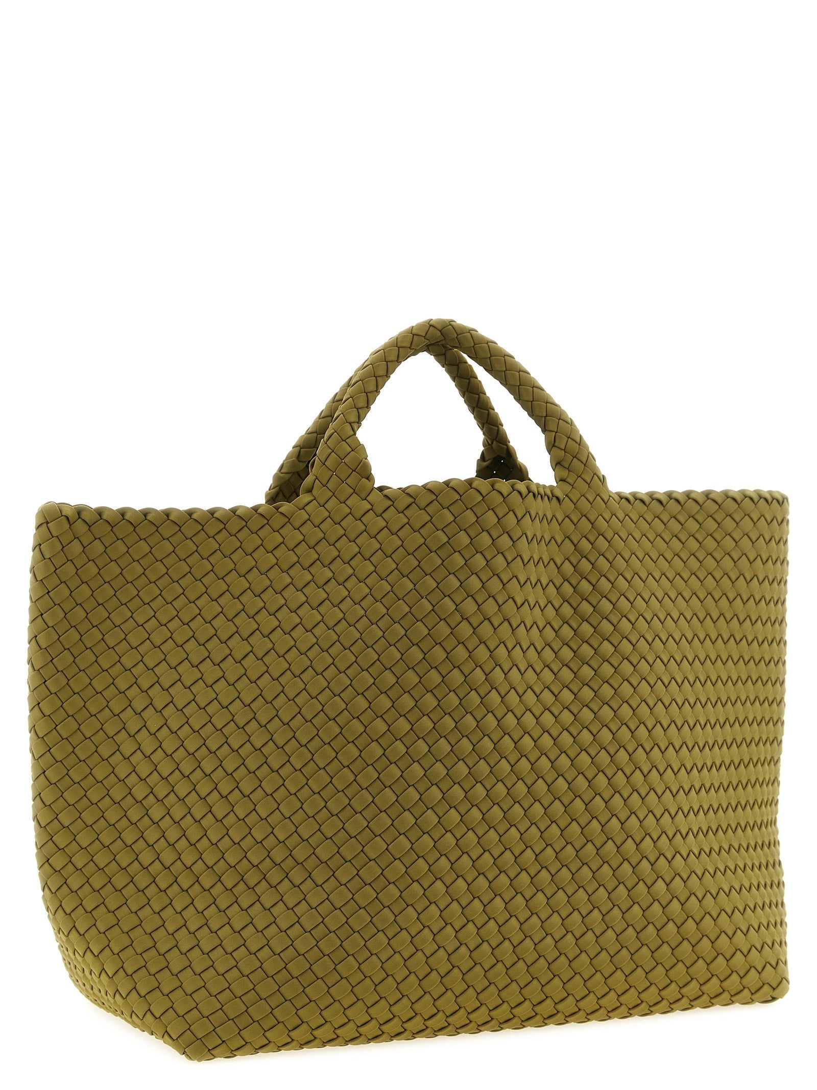 NAGHEDI St Barths Large Handbag Green