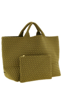 NAGHEDI St Barths Large Handbag Green