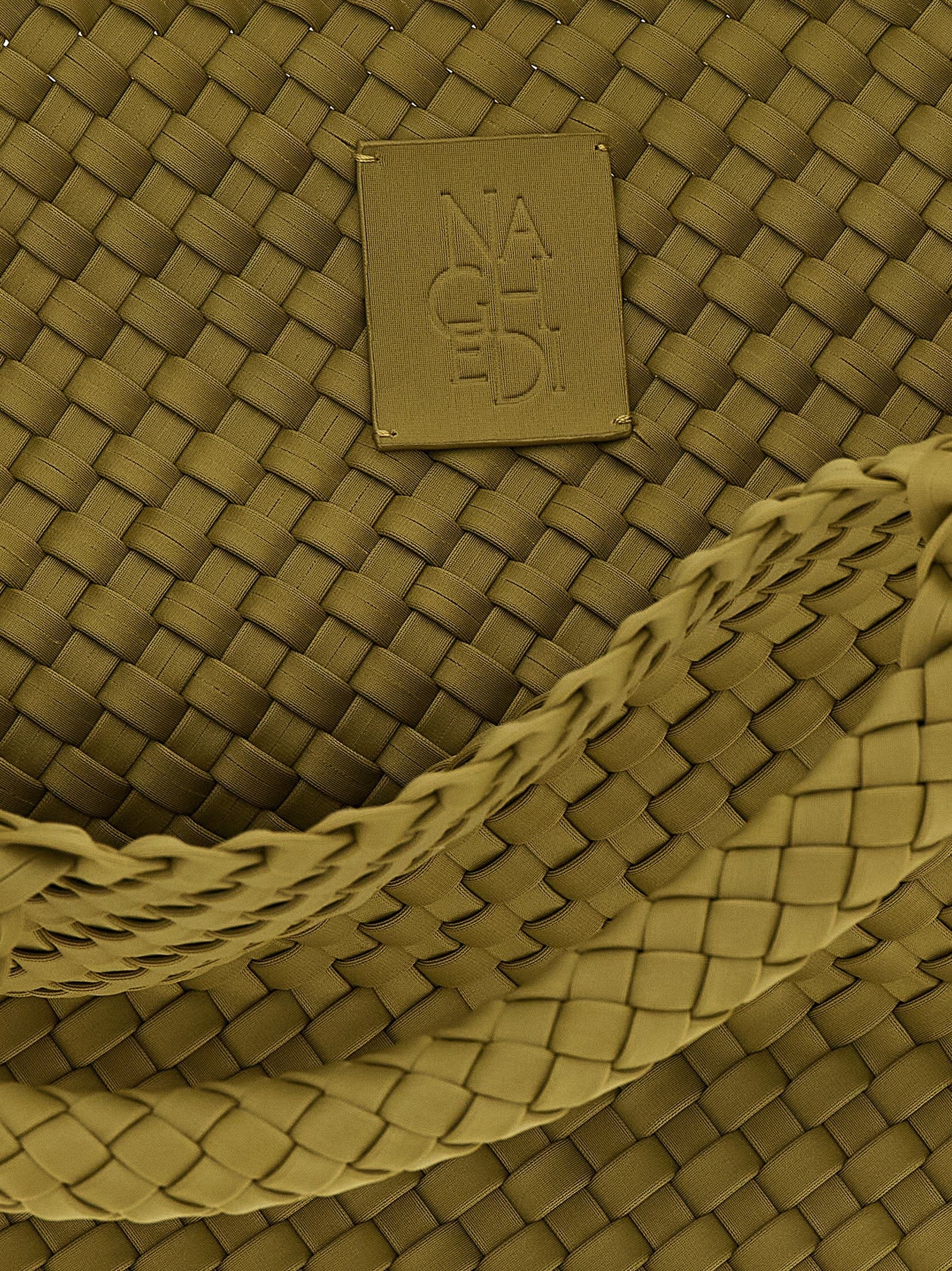 NAGHEDI St Barths Large Handbag Green