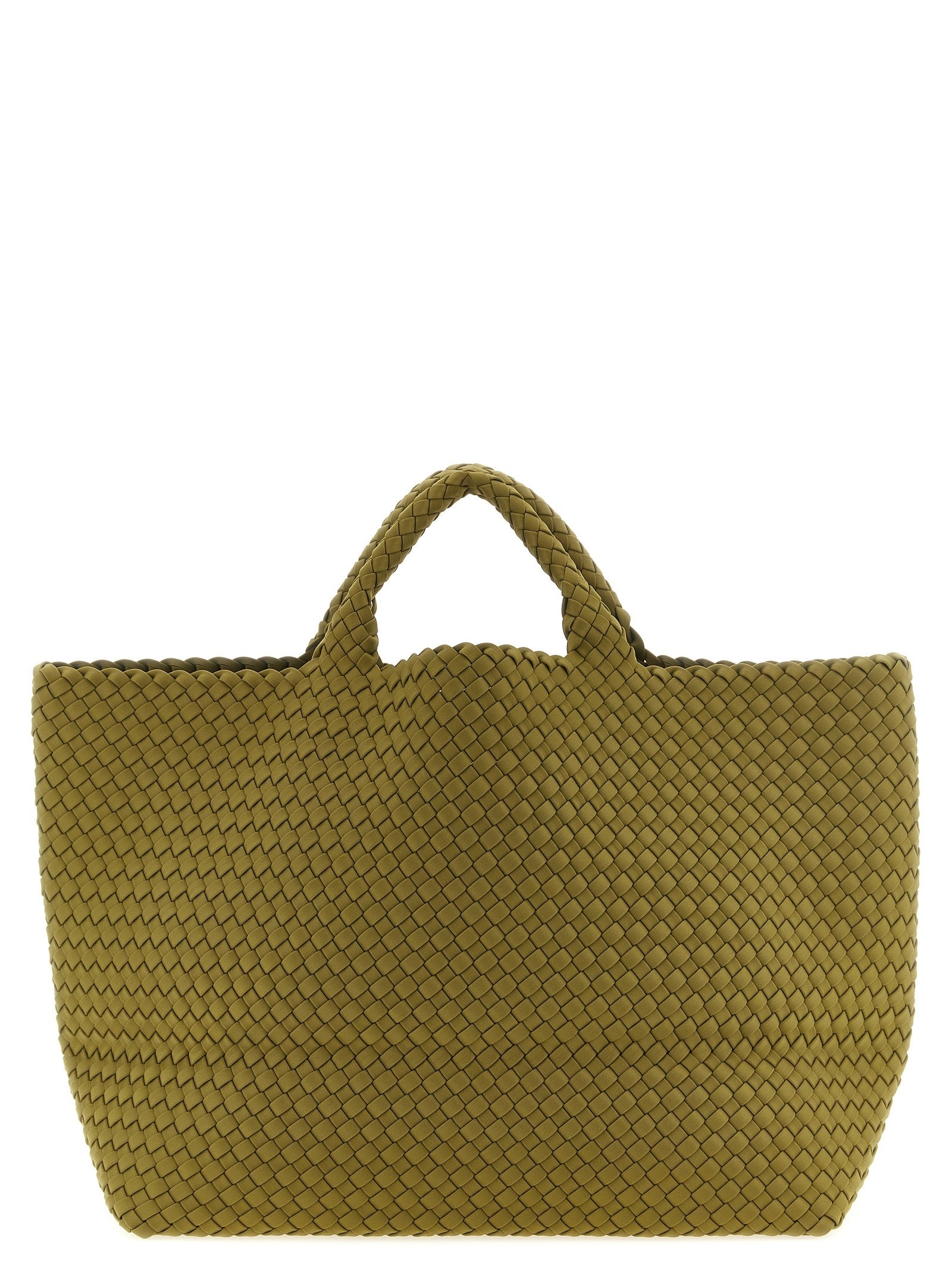 NAGHEDI St Barths Large Handbag Green