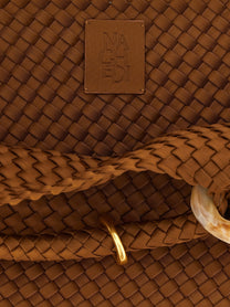 NAGHEDI St Barths Medium Handbag Limited Edition Brown