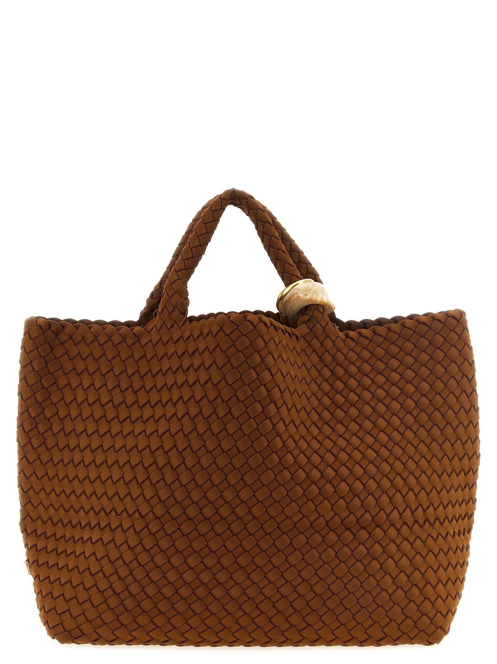 NAGHEDI St Barths Medium Handbag Limited Edition Brown