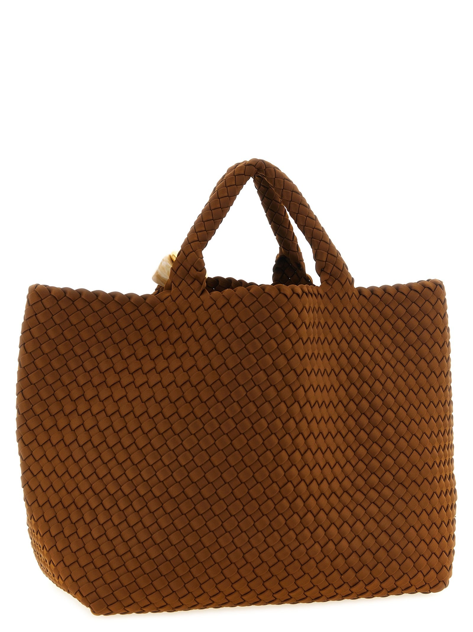 NAGHEDI St Barths Medium Handbag Limited Edition Brown